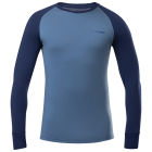 M Cascade Merino Crew Neck Storm Blue