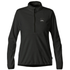 W Peclet Polartec Fleece Light 1/4 Zip Black